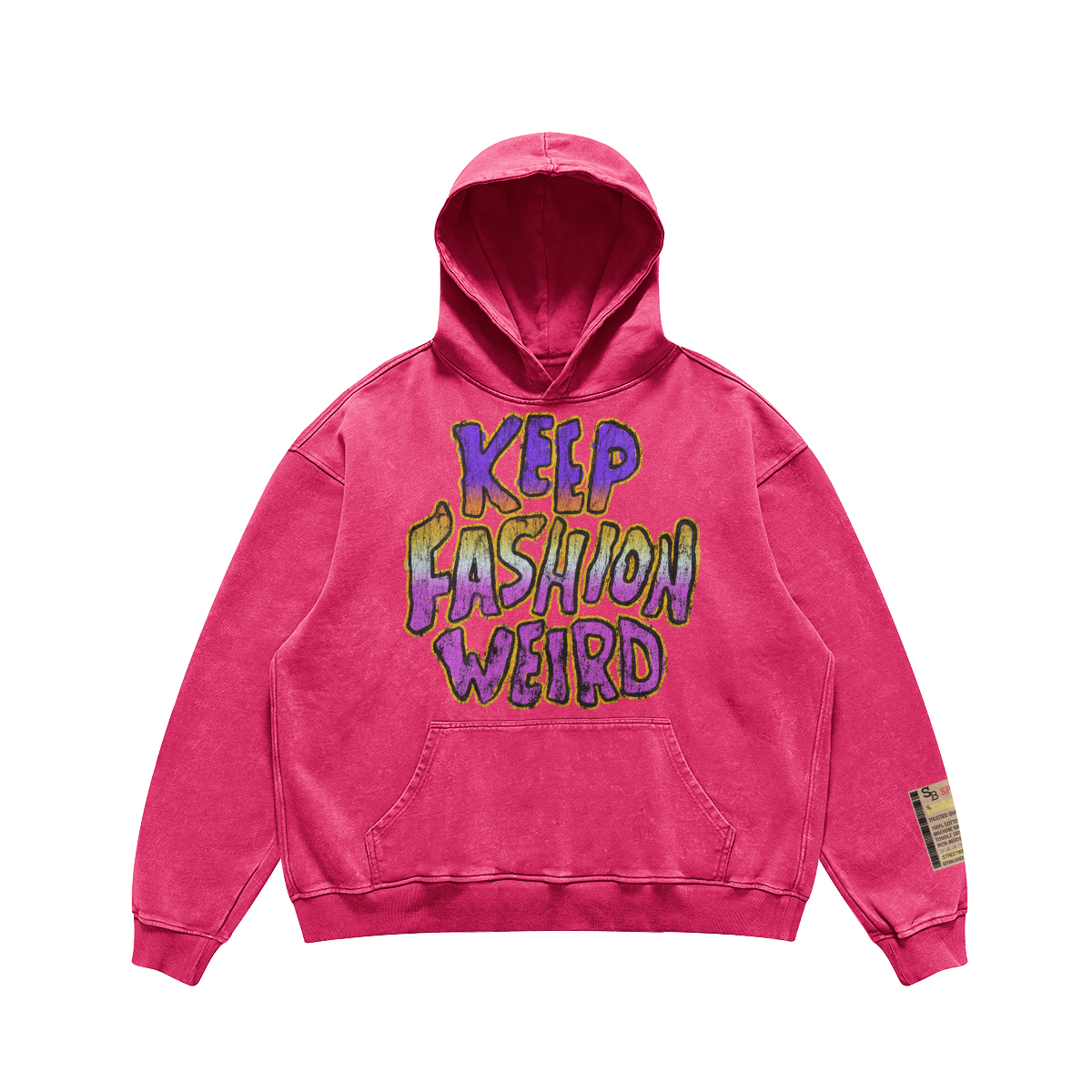 KEEP FASHION WEIRD HOODIE