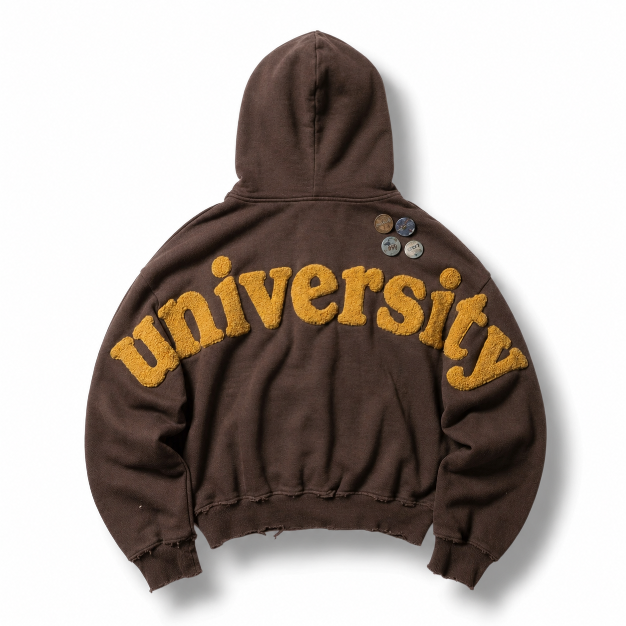 Brown Spaceboy University Hoodie