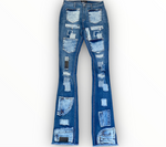 (Womens) Spaceboy Stacked Jeans