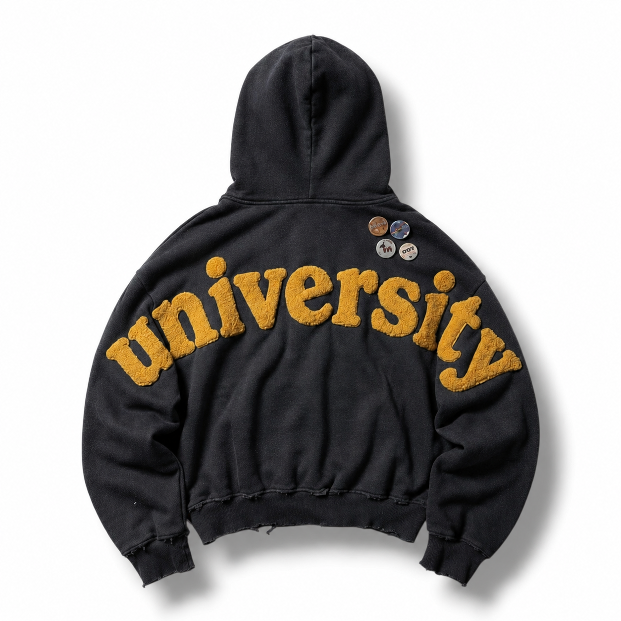 Black Spaceboy University Hoodie