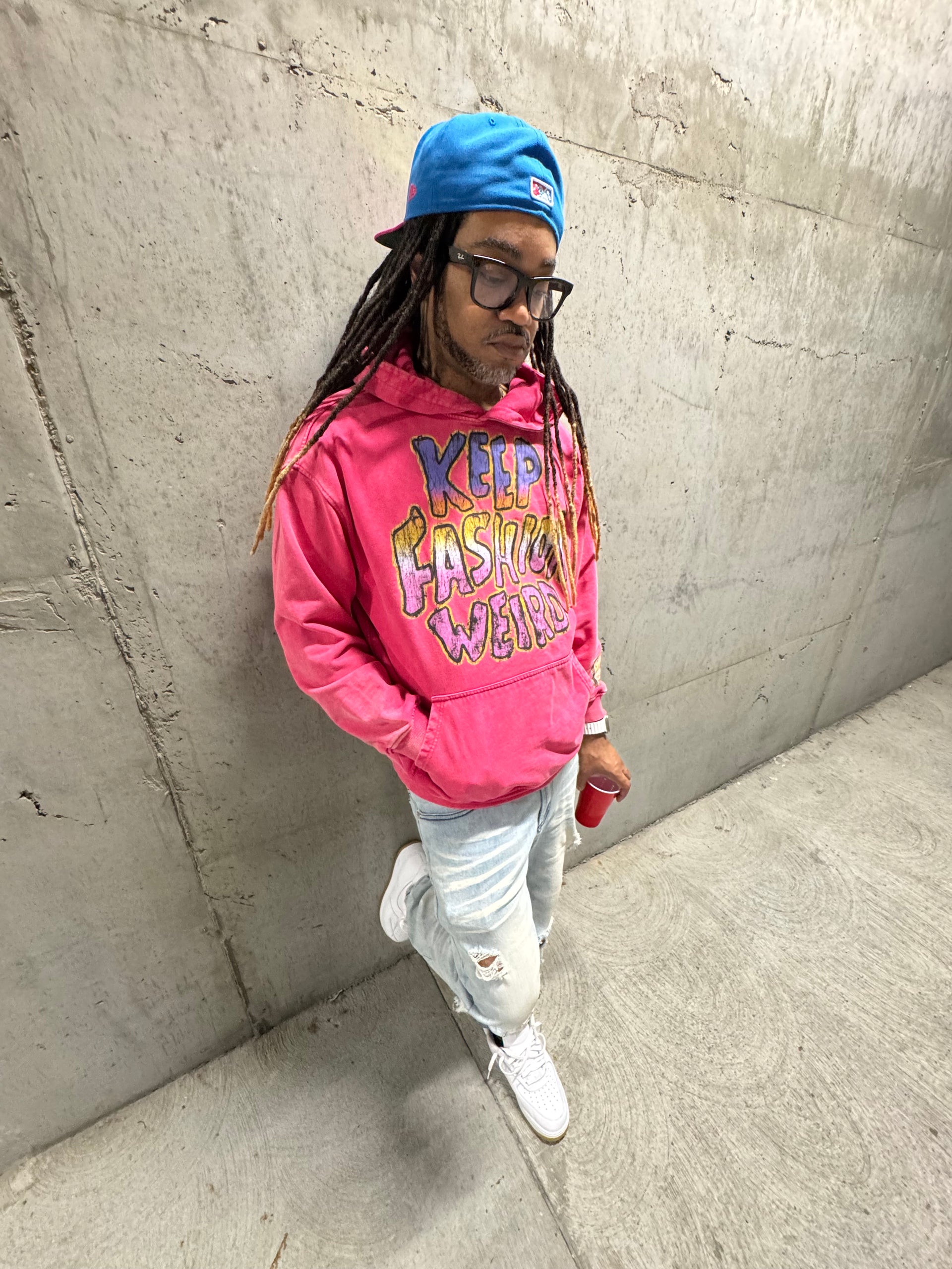 KEEP FASHION WEIRD HOODIE