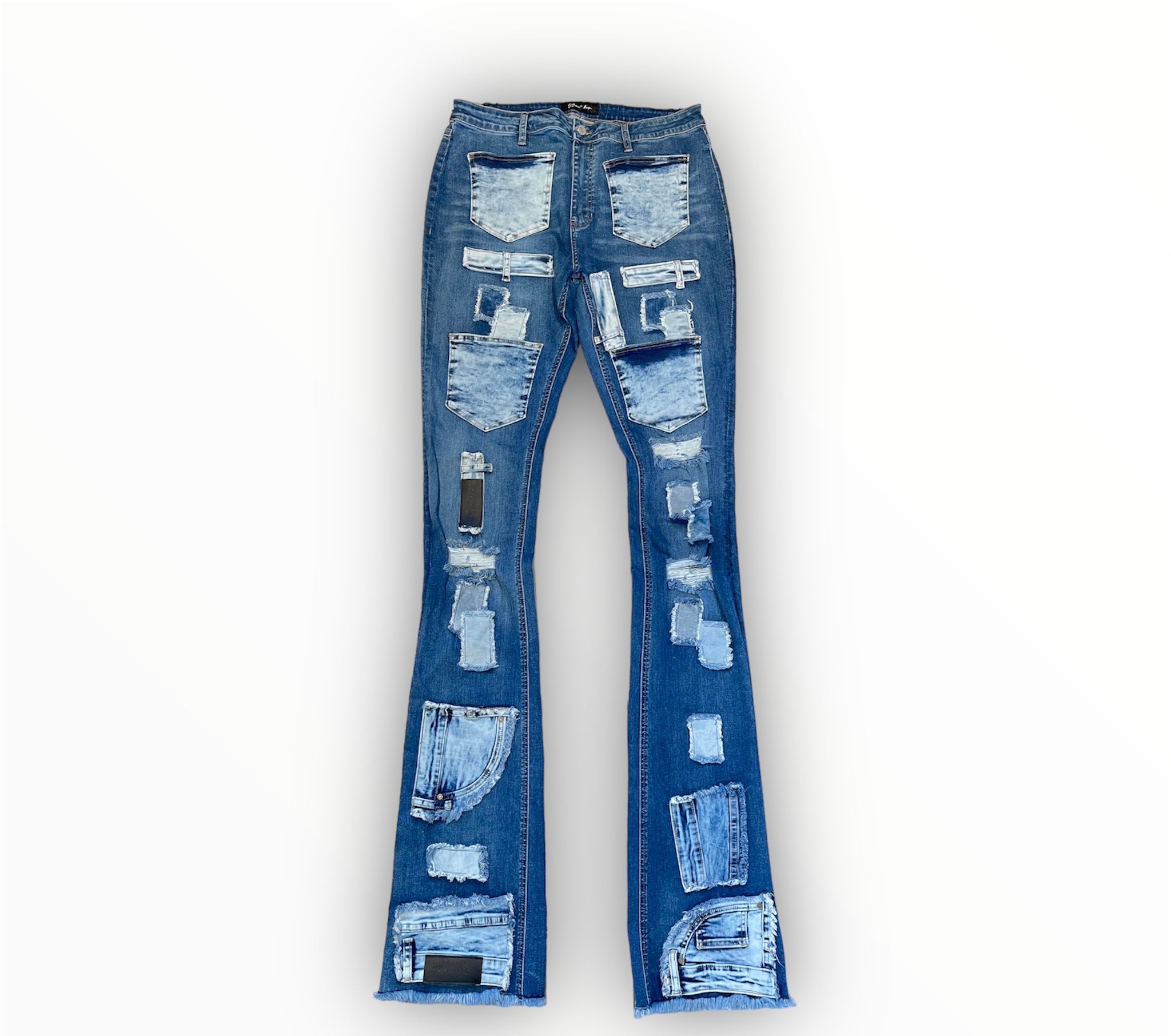 (Womens) Spaceboy Stacked Jeans