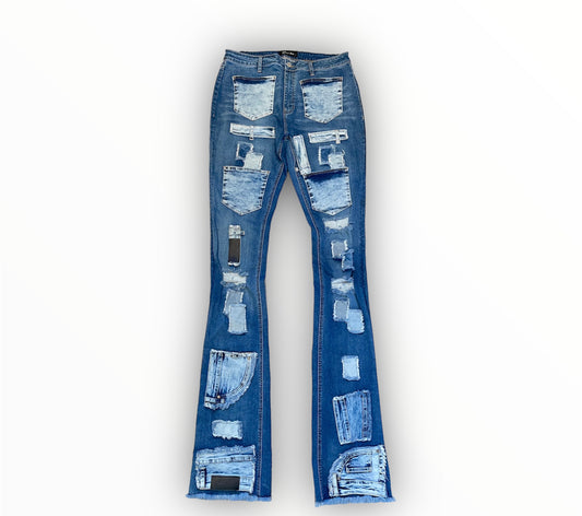 (WOMENS) SPACEBOY STACKED JEANS