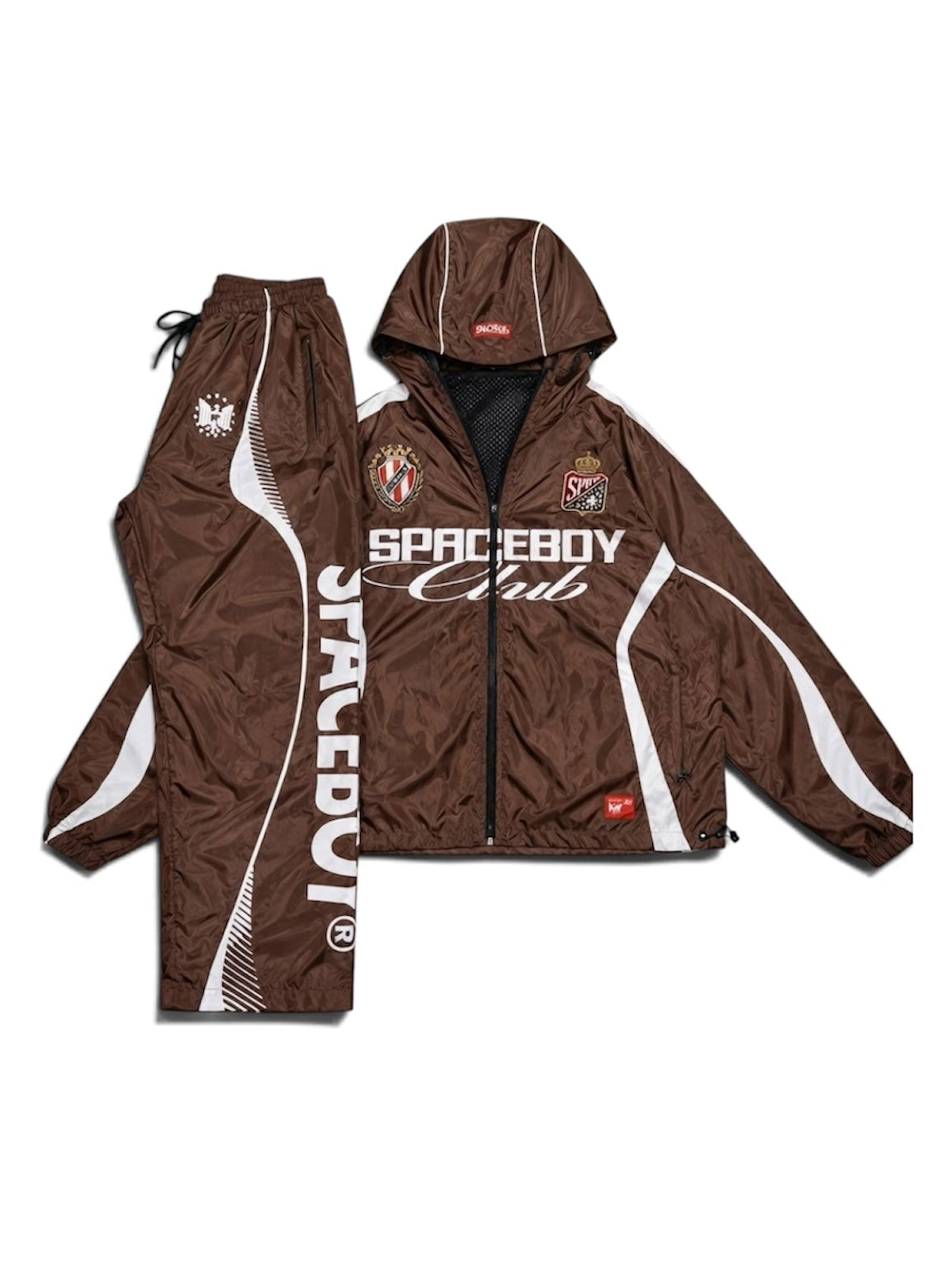 (BROWN) SPACEBOY NYLON SET