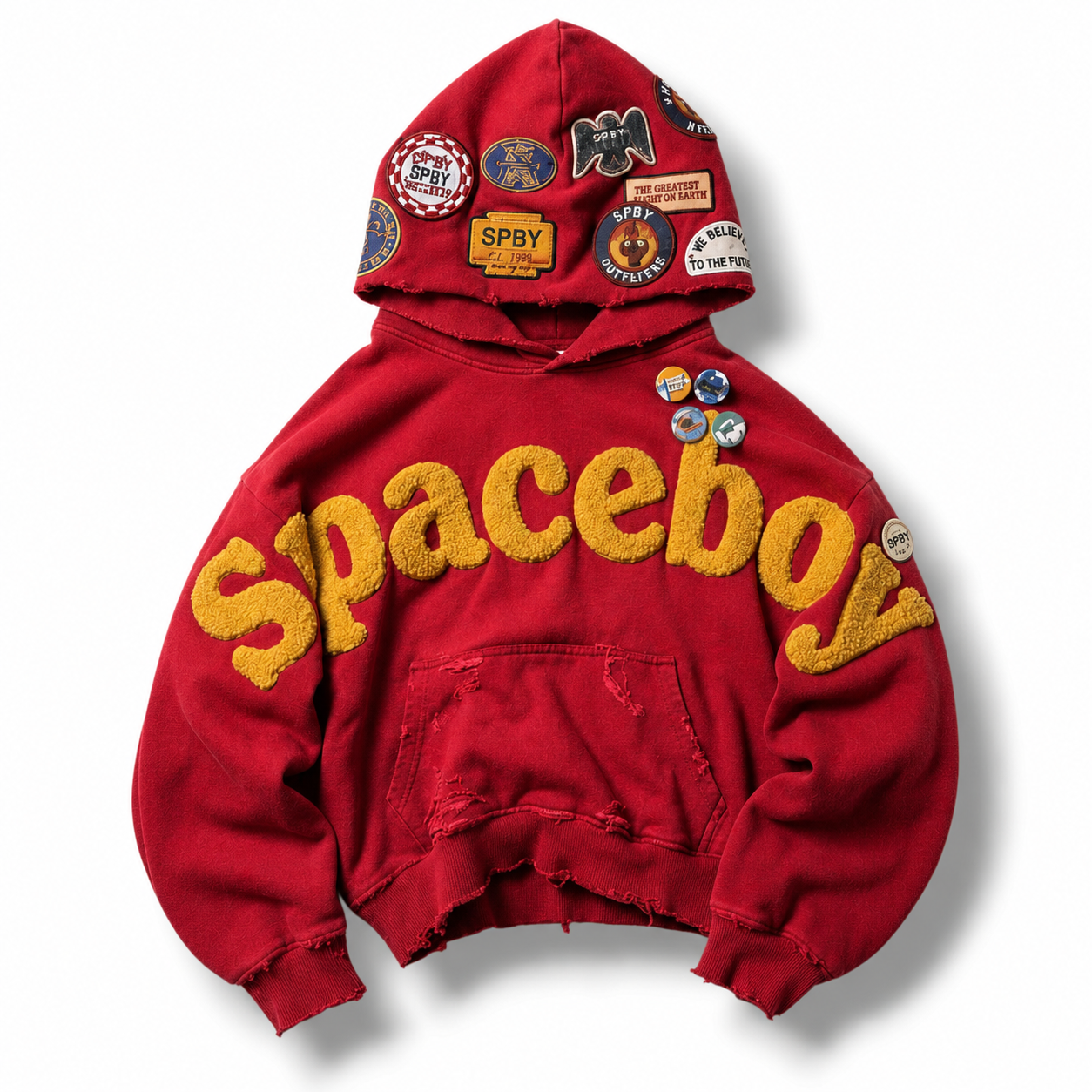 Red Spaceboy University Hoodie