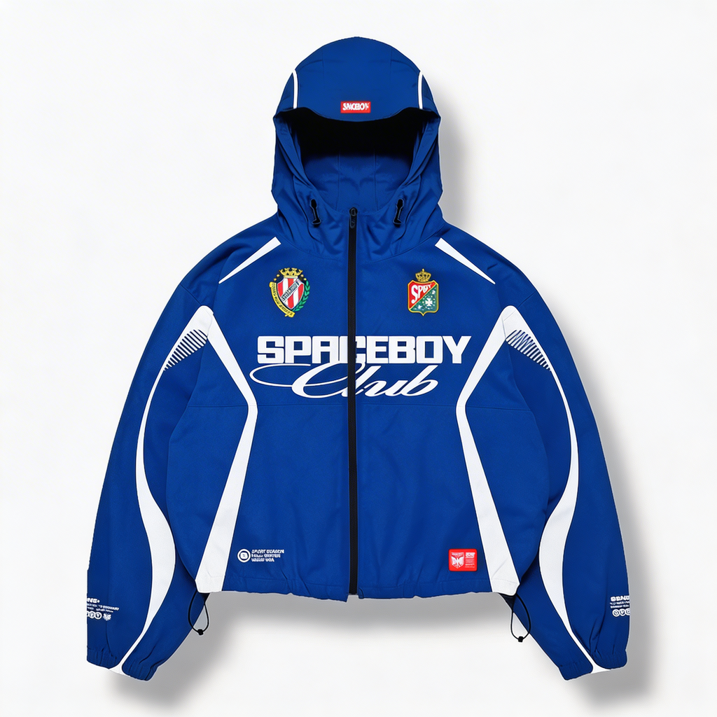 Blue Spaceboy Club Nylon Jacket