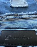 (Womens) Spaceboy Stacked Jeans